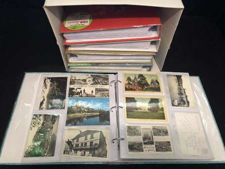 Divers - Carton de 5 albums de CPA / CPM / CPSM