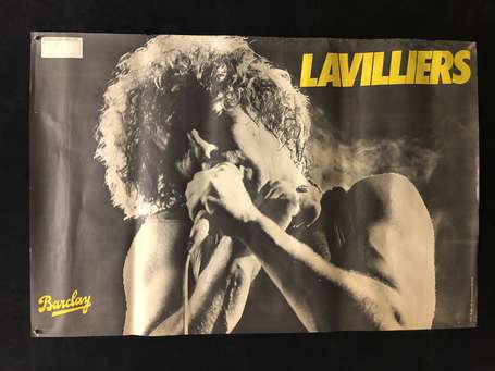 Bernard LAVILLIERS - affiche Barclay - format 