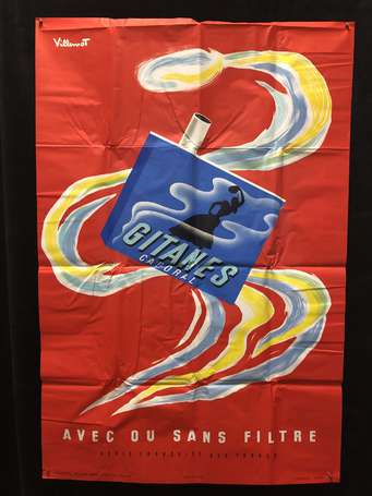 Tabac cigarette - GITANES CAPORAL - affiche par 