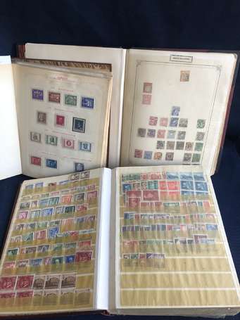 Allemagne + RFA + RDA - 3 Albums de timbres