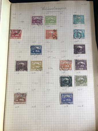 Monde - ensemble d'environ 13000 timbres , classés