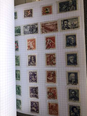 Suisse - 4 Albums de timbres , dont blocs de 4 - 
