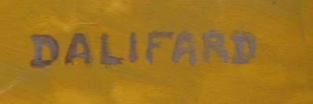 Dalifard Raymond 1901-1975 l'Attente Huile sur 