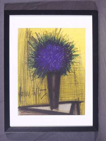 BUFFET Bernard (1928-1999) - Bouquet violet. 