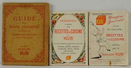 BOUILLON KUB : 2 Livrets de Recettes de Cuisine 
