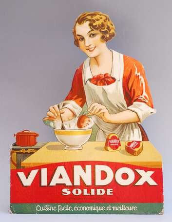 VIANDOX Solide /Produit Liebig : PLV lithographiée