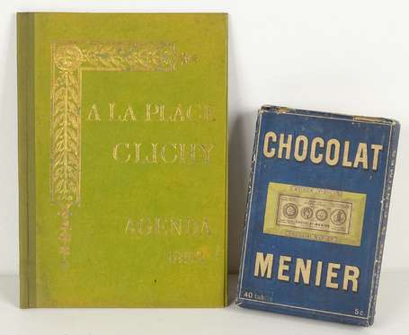 CHOCOLAT  MENIER : Reliure d'Agenda 