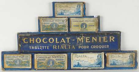 CHOCOLAT MENIER : PLV du début du XXème siècle 