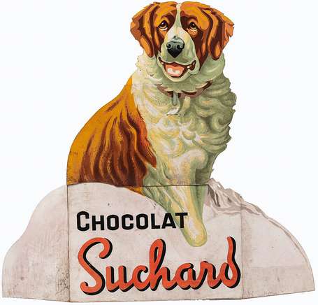 CHOCOLAT SUCHARD : Grande PLV lithographiée en 