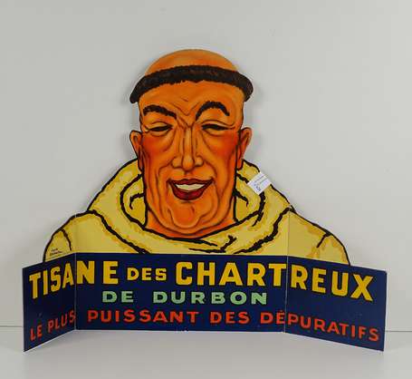 TISANE DES CHARTREUX : PLV triptyque lithographiée