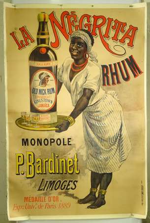 LA NÉGRITA Rhum /P.Bardinet à Limoges : Affiche 