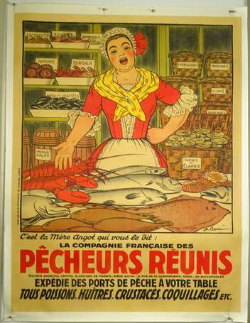 COMPAGNIE FRANÇAISE DES PÊCHEURS RÉUNIS : Affiche 