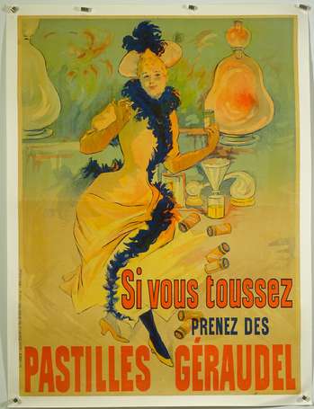 PASTILLE GÉRAUDEL : Affiche lithographiée signée 