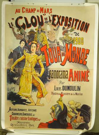 LE CLOU DE L'EXPOSITION DE 1900 - TOUR DU MONDE - 