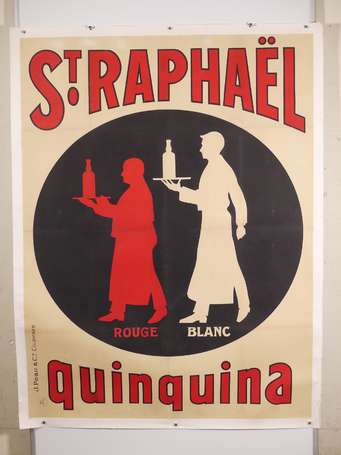 SAINT-RAPHAËL Quinquina : Affiche lithographiée 