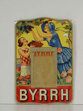 BYRRH /à Thuir : Panonceau lithographié illustré 