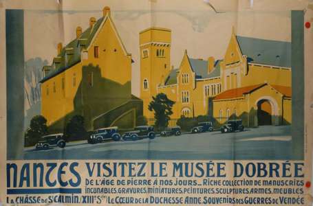 Nantes Visitez Le Musée Dobrée Affiche monogrammée
