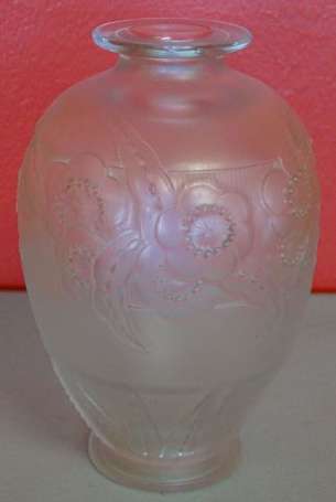 SABINO France - Petit vase balustre en verre 