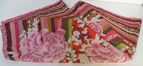 KENZO - Carré en twill de soie à motifs de fleurs 