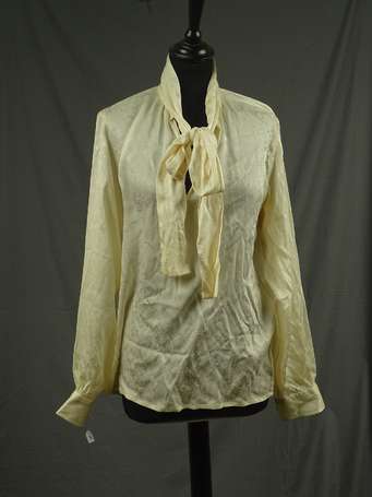 YVES SAINT LAURENT Rive Gauche - Blouse en soie 