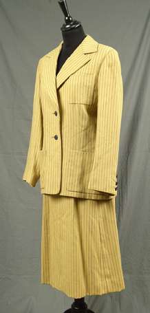 CHRISTIAN DIOR Boutique - Tailleur jupe vintage en