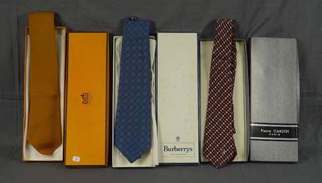 Lot de deux cravates vintage en soie : une 