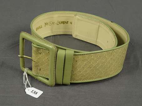 YVES SAINT LAURENT - Large ceinture vintage en 