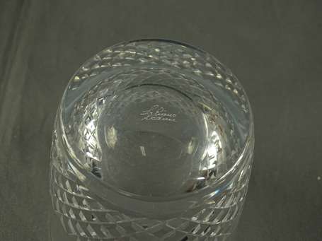 LALIQUE France - Suite de 6 verres à whisky en 