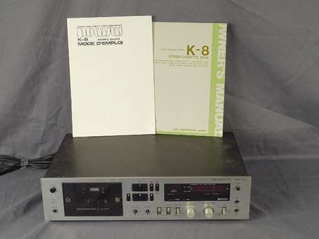 LUXMAN magnéto cassette K-8 (avec mode d'emploi)