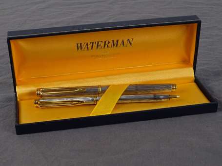 WATERMAN, stylo-plume et porte--mine à corps 