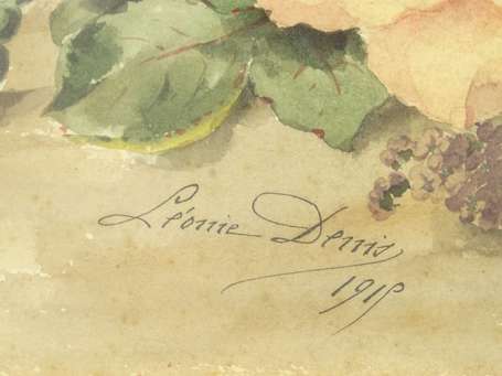 DENIS Léonie (XIX-XXème), Composition de roses, 