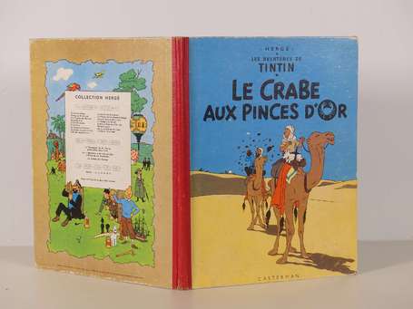 Hergé : Tintin 9 ; Le Crabe aux pinces d'or en 