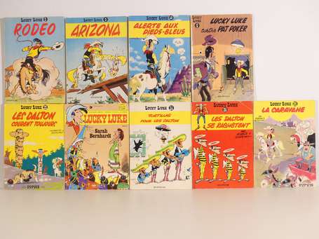 Morris : Lucky luke : 9 albums ; Lucky Luke 2,  3,