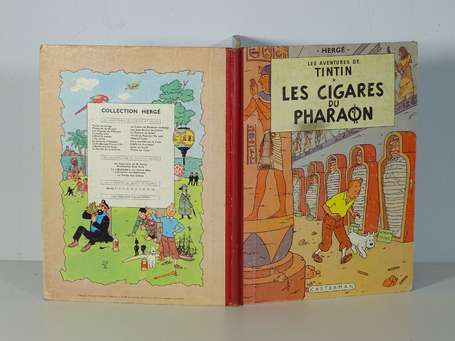 Hergé : Tintin 4 : Les Cigares du Pharaon en 