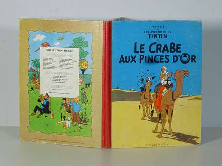 Hergé : Tintin 9 ; Le Crabe aux pinces d'or en 