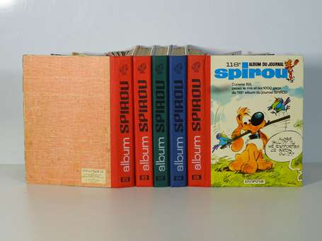 Spirou : 5 reliures du journal : 113, 114, 115, 