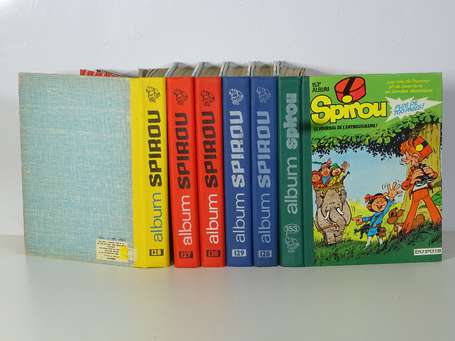 Spirou : 6 reliures du journal : 126, 127, 128, 