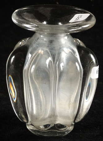 Petit vase en cristal fort - Ht: 12 cm