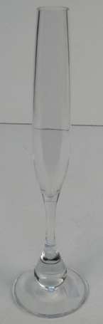 Baccarat - Vase sur pied soliflore en cristal - 