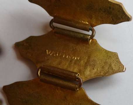 LINE VAUTRIN (1913-1997) - Bracelet en bronze doré