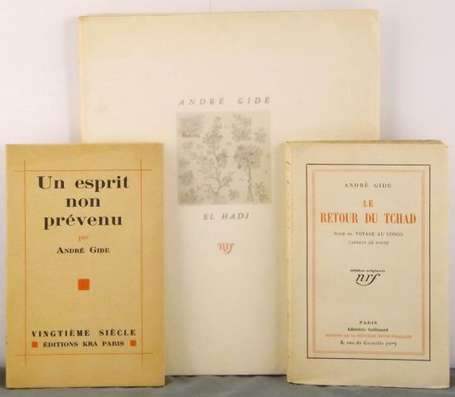 GIDE André Le Retour du Tchad. Suite du voyage au 