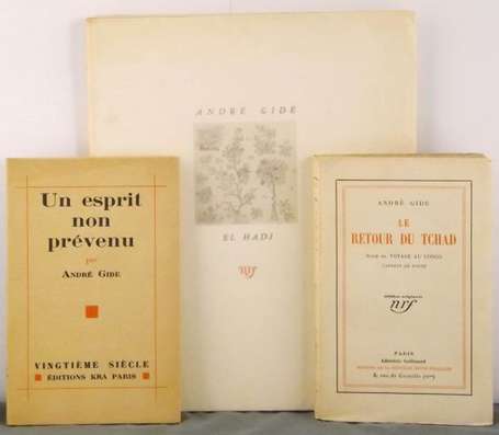 GIDE André Le Retour du Tchad. Suite du voyage au 