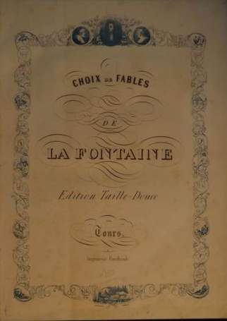 LA FONTAINE (Jean de) Choix de Fables de La 