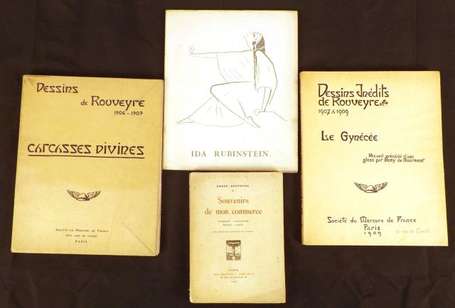 ROUVEYRE André Le Gynécée. Dessins inédits de 