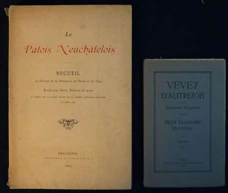 Collectif ‎Le Patois Neuchâtelois. Recueil de 