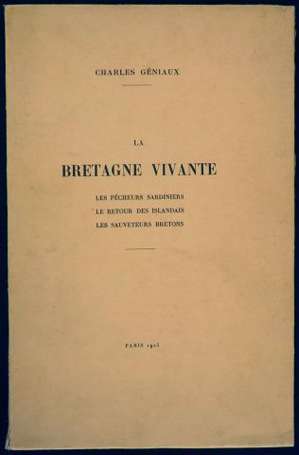 GÉNIAUX Charles La Bretagne vivante. Les pêcheurs 