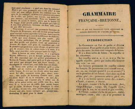 GUILLOME Joachim Grammaire Française-Bretonne, 