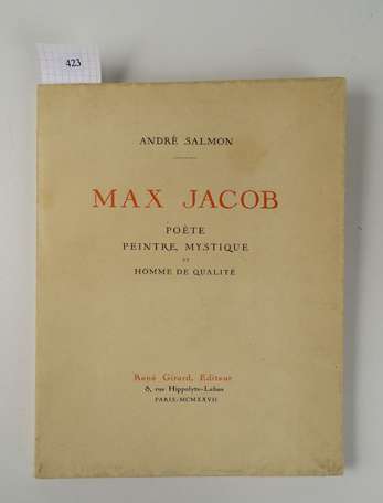 SALMON (André) - Max Jacob. Poète, peintre, 