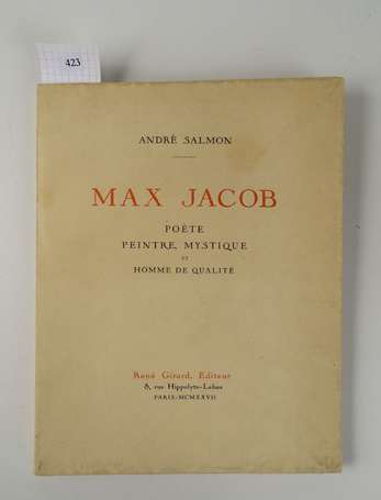 SALMON (André) - Max Jacob. Poète, peintre, 