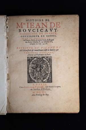 GODEFROY (Théodore) - Histoire de Messire Jean de 